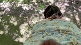 fucking wild under the public park bridge