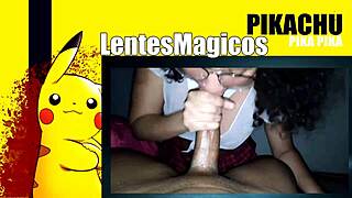 Dirty Mexican College Girl Learns Cumshot Sucking