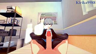 Hana And Tsuki Uzaki Have Intense Sex In Pov Hentai