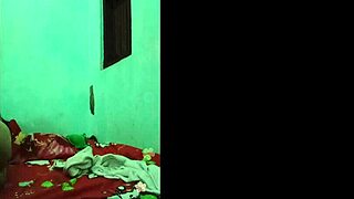 This horny Asian babe pleases herself on the bed