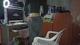 Laura Fucked While Doing Work On The Computer