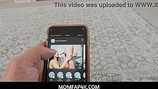 momfap4k - busty brunette stepmom lets her horny stepson pound her hard if he keeps her secret from her husband