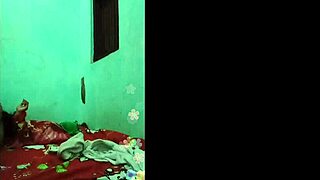 This horny Asian babe pleases herself on the bed