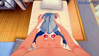 Hana And Tsuki Uzaki Have Intense Sex In Pov Hentai