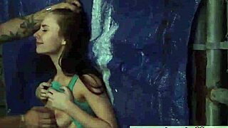 Small tits teen amateur gets anal rough outdoor public fucky-fucky with anya!