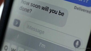 text message interrupts keisha grey and haley reed's hot lesbian sex