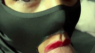 Latina Teen Deepthroats Big Cock for Facial