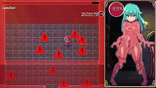 Play a Futa Dungeon Quest game with Mage Kanade and explore the world of Hentai !