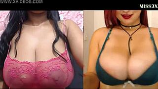 Huge tits battle