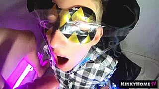 Ever Tried a Kinky Blowjob with a Blonde Crossdresser?