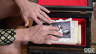 Nesty and Lucy Heart Dominate Submissive Stud Roughly