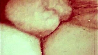 Vintage bisexual lesbians explore hairy desires in retro antique setting for classic fun