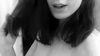 A petite Swedish cam girl, Hanna, with natural tits gets aroused, shower ready