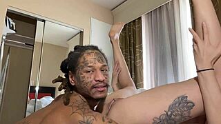 Latina Gets Intense Muff Diving for Early Valentine's Surprise.