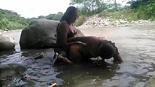 una escapadita con folladita al aire libre