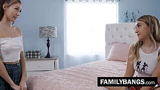 why do maya woulfe and lexy grey lick pussies in the garage?