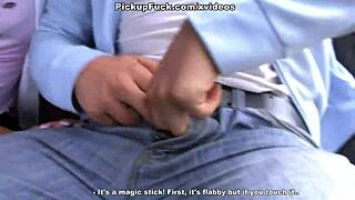 in the bustling city streets, he picked up a stranger for wild outdoor sex, making it his favorite pastime