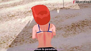 Gwen Tennyson has bikini sex on beach