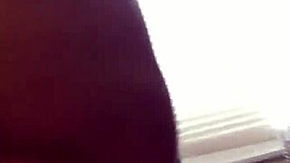 Thick dark skin bitch feels intense backshots