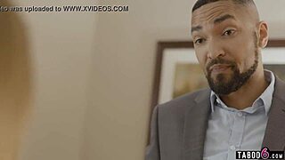 Busty COUCHSURFER steals from HOST who CATCHES her in intense act