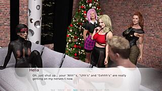 lets play night before christmas with big tits