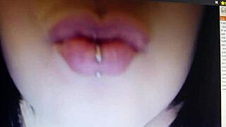 Sexy Ssbbw Shares Pierced Nipples On Webcam