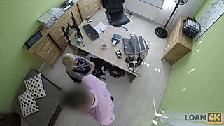 Loan4k sweet babe offers sissy for drilling in naughty interview 😏