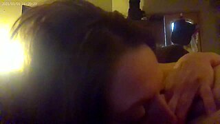 milf wife gives blowjob in verification video.