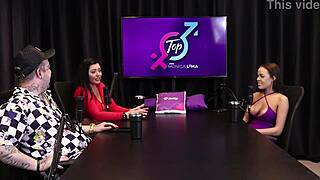 Alice vasconcelos in sheer red lingerie gets cum in eye despite hate