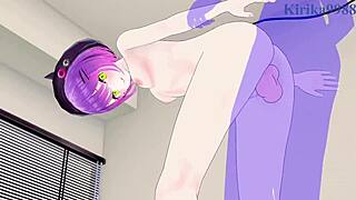 Yuzuki Choco And Tokoyami Towa Intense Sex In Hentai