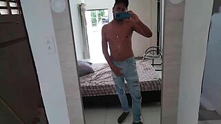 Latina milf takes stepbrother's cum on tits.