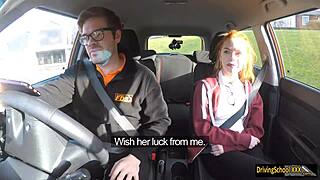 Redhead Ella Hughes Swallows That Hot Cumload!