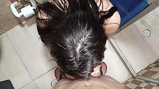 Fucking My Whore Stepsister Hard in Bathroom