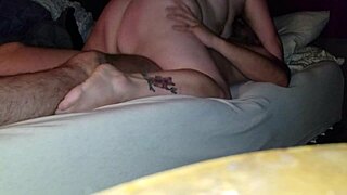 Sexy BBW Fucks Husband, Gets Spanked Hard