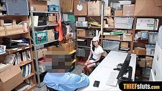 Teen thief gets strip searched and punish fucked