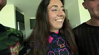 Russian Slut Bangs Friends in Wild Student Gangbang!