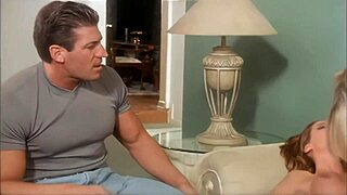 Monique and Sondra share cumshot on hard cock