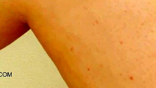 super cute teen reaches orgasm on sofa