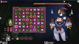 In the mirror, a cute anime character explores dating adventures.