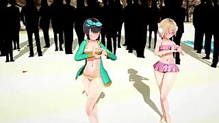 Hololive's Oozora Subaru And Shigure Ui Welcome To Deepbluetown In 3D Anime