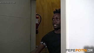 Nuria experiences her first black cock, feeling giant dick in pussy