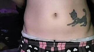 alt pawg feels intense orgasm from vibrator masturbation.