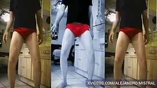 Maduro Delgado Muestra La Verga En Calzones Rojos Fetiche Exhibicionista Alejandro Mistral Video Porno Gay Erotica