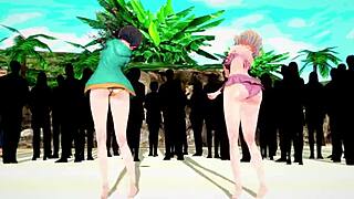 Hololive's Oozora Subaru And Shigure Ui Welcome To Deepbluetown In 3D Anime