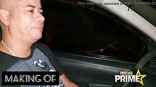 behind the scenes with hot mirella mansur and leo ogro at prime party 😍