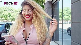 i watch venus afrodita get rough titty fucked by her big cock lover real juan lucho