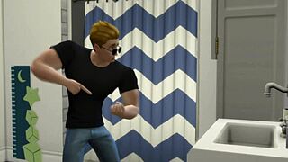 Johnny Bravo Bangs His Own Cartoon Clone Hard