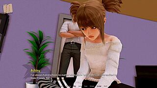 Exploring the harem hotel in episode 73