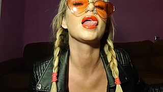 Blonde Femdom Dominates With Intense Face Sitting And Facial BDSM