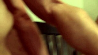 during porn night with the guys, the bodybuilder gets bent over in the orgy. part 6 continues the group sex.